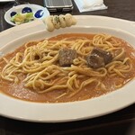 Osteria Bucco Bolognese - ボロネーゼ並、キタッラで