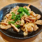 Sake to Ate to Ramen Nonki - 鶏皮の湯引きポン酢