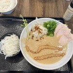 Tori Soba Hon Ten - たまねぎだく＋100円 めん大盛り＋150円