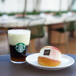 Starbucks Coffee Tamagawa Takashimaya S.C Ten - オリアートコールドブリュー (￥660)、マリトッツォ ランポーネ&フラーゴラ (￥470)