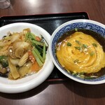 Mansei Habu Ten - 中華丼　天津麺セット¥1045