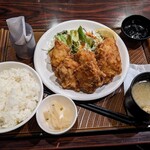 ガスト - から好し定食6個 ご飯大盛