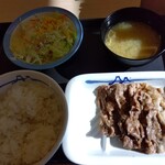 Matsuya Takadanoba 2 Chome Ten - 牛焼肉定食 690円(税込)(2023年1月4日撮影)