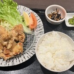 佐倉天然温泉澄流 お食事処 旬菜亭 - 竜田揚げ御膳(990円)