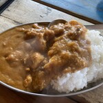 タカマツ ベース カフェ - トッピングのカレーです☆　2024-0109訪問