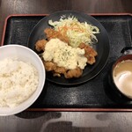 元祖辛麺屋 桝元 - チキン南蛮定食