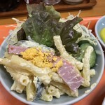 Fukufuku Tei - ☆ヤキメシ定食のマカロニサラダ