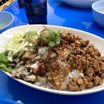 タムサン食堂 - 料理写真:タイ料理ぶっかけ飯4種盛り ¥770 税込