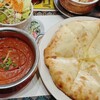 Indian Curry Nan House Shimosa Nakayama Ten - ハニーチーズナーンセット　マトン中辛