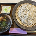 印旛そば 石亭 - 鴨つけ蕎麦(1130円)