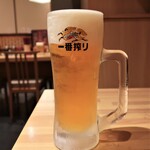 Tokyo Gyoza Ro Coredo Muromachi Ten - 生ビール　480円