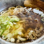 Minoya Udon Hon Ten - メニュー:肉うどん ¥600(税込)