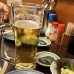 海鮮茶屋貝族料理みのしょう - そして生ビール