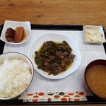 Kitchen Kaede - 鹿の味噌漬け定食900円