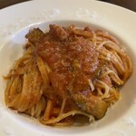 Pasta no Mise PRIMO - ベーコンと茄子のトマトソースパスタ