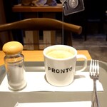 PRONTO Musubu Tamacho Ten - ホットコーヒー　＆　塩