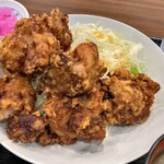 tonkotsuramen kintarou - ・「唐揚げ定食(¥750)」のアップ。