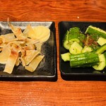 Private rooms Izakaya Ohu Honso Shibuya Ten - エイヒレ、きゅうり