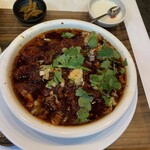 Sichuan Senpu Shinbashi Ten - 豚肉の四川風激辛煮込み