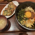 Korean Restaurant Daidai Nagoya Ten - 石焼ビビンバ・チヂミセット