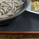 Teuchi Udon Ichiya - かけ蕎麦　大+ちく天＋かき揚げ+とり天