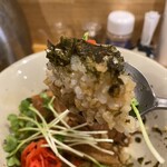 Okinawa Cuisine Soki Ya - 玄米と海苔を合わせたご飯