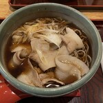 Shogetsu An - 肉なん蕎麦¥850（税別）豚バラ肉たくさん(^^)