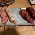 Yakitori Denji - ・「串焼き各種(¥165~)」