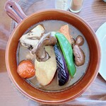 cafe petit pas - 地元野菜たっぷり和だしスープカレー