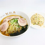 Ramen Tonta Kagawa Samukawa Ten - 醤油チャーシューめん+ミニチャーハンセット