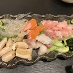 定ひろ - 刺身盛り合わせ