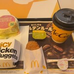 McDonald's Gojugo Go Kiryu Ten - ソーセージエッグマフィンセット　520円　　スパイシーナゲットガーリック　260円！