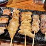 Robata Yakitori Enishi Hon Ten - 盛り合わ５本