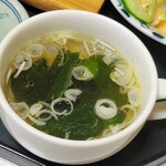 アリスの海 - ◆「クリームハンバーグ」(150g)◇スープ