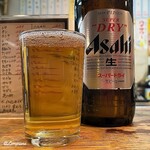 立飲み たきおか - スーパードライ大瓶