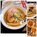 武者麺 - 鶏豚骨らーめん　850円