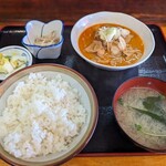 もつ煮の店 まつい - もつ煮定食