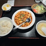 Shanghai Karyu Yamadadenki Labi1 Takasaki Ten - 【2024.2.2(金)】麻婆豆腐定食（並盛）950円→850円