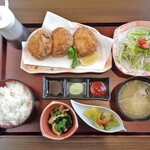 ニュー松葉屋 - 海老しんじょう定食（ご飯大盛）