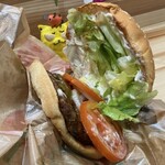 バーガーキング - BBQワッパー　※パカっ