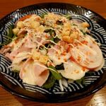 Hida Takayama Taishu Izakaya Hida no Suke - 飛騨ほうれん草ベーコンサラダ_750