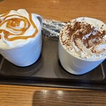 STARBUCKS COFFEE Ionmo-Ru Kasai Hokujo Ten - ホワイト モカ・キャラメルソース&ジャンドゥーヤ モカ