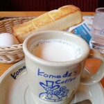 Komeda Coffee Ten Nishimaizuru Ten - ホットミルク