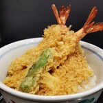 Ginza Tenichi Ikebukuro Tobu Ten - 大海老天丼＋α。