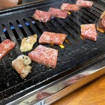 大扇 - 料理写真:焼き台ステキ