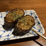 Hakata Yasai Maki Toguro - 椎茸肉詰め。椎茸の食感と香りが良い^_^