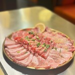 Wagyu All you can eat Senmon Ten Private rooms Kanbi Yakiniku Samurai Shibuya Ten - 