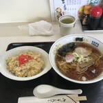 Sakamoto - ラーメン、チャーハンのセット（700円）