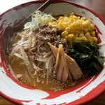 麺屋 杏樹 - 料理写真:どみそラーメン　コーン増し