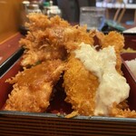 Hori Kan - ヘレカツとエビフライ、それぞれ２つずつの弁当